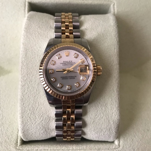Rolex Accessories - Rolex 26 mm Ladies Datejust Two Tone